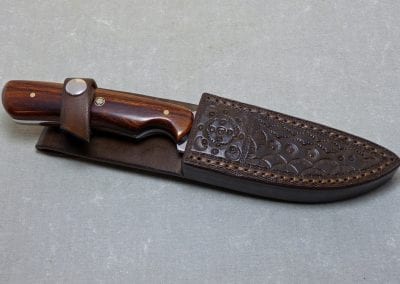 Knife inside sheath