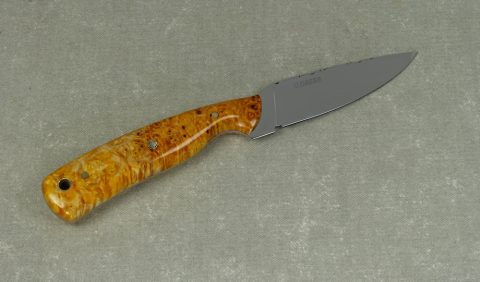 EDC 1 Burled Maple EDC knife