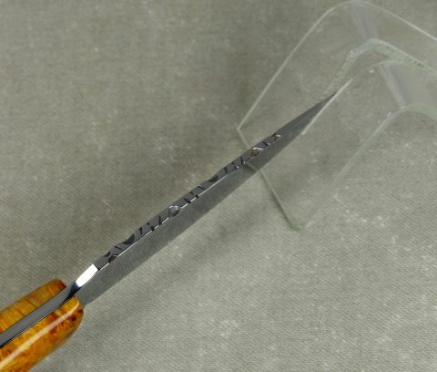 E1 Burled Maple Everyday Carry Knife - Image 2